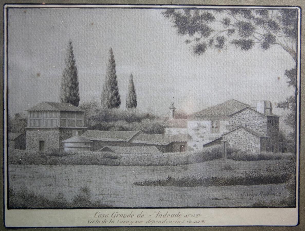 Gasthaus Pazo De Andeade Exterior foto